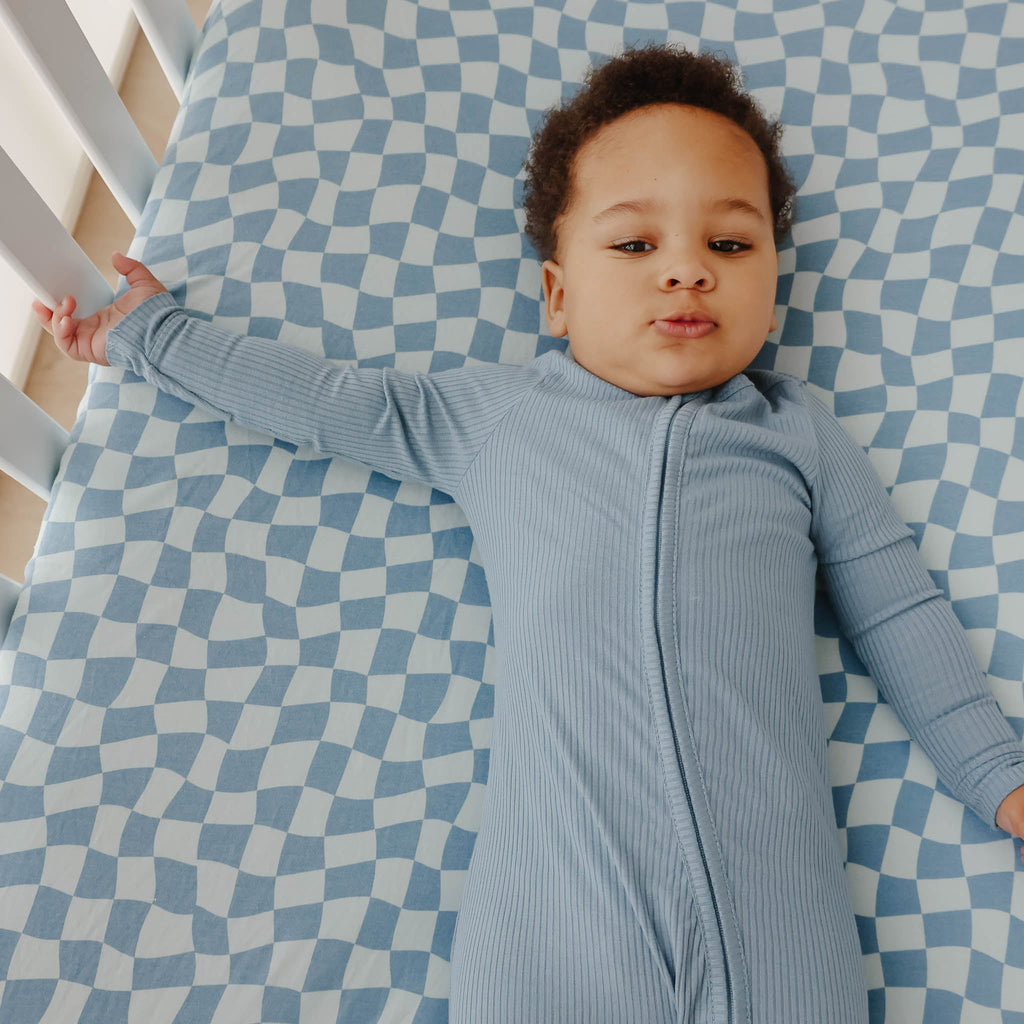 Copper Pearl Premium Knit Fitted Crib Sheet -| Miles